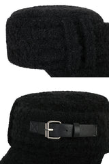 ルナベルボーイキャップ black