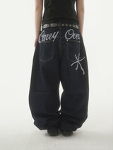 Felid handle denim pants -3C