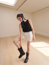 Cosymosy Silky Tie Bonnet Scarf - 3 Color