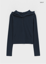[MADE] Rikin Burton Hooded Long Sleeve Tee