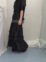 Semi-A-Line Double Button Jacket