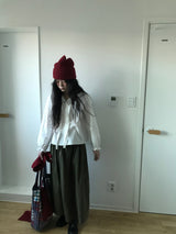 [MD's Pick] Nooa Cotton Pintuck Long Skirt (3color)