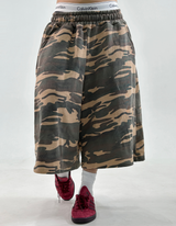 CAMOUFLAGE BERMUDA PANTS💛🤎💚