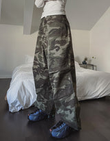 Coil Camo Snap Parachute Pants