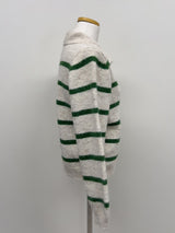 Open Stripe Crop Knit
