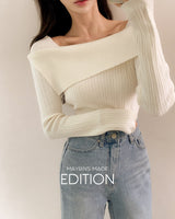 [MADE] Erin off-shoulder knit