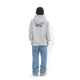 Sports Dept Symbol Logo Hoody - Melange Grey