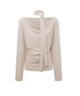 Drape Halter Scarf Top
