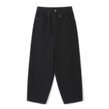 Back Logo Artwork Denim Pants (BLACK)