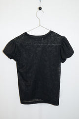 フローラル レースパフトップ(Black)