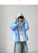 [1+1] Rain Hood Windbreaker