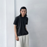 Structured Textured Cropped Tee
