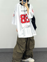 88 metal v-neck t