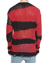 EMPTY KNIT RED SWEATER