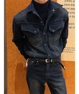 [SET UP가능] Heavy western pocket shirts(2color)