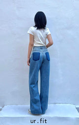 GRADIENT WASHING DENIM PANTS code 25003