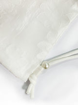 glossy petal string bag [white]
