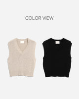 Jane Boucle Knit Vest