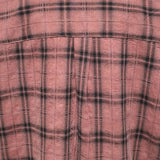 DarkPink Short Sleeve Check Shirt