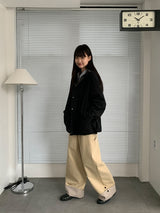 [unisex] カランヌカラーフードミリタリージャケット