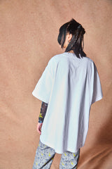 プリントモックネックTシャツ