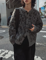 リファードウールラウンドカーディガン