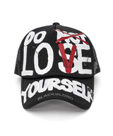 BBD DLY Graffiti Trucker Mesh Cap Dark Ver. (Black)