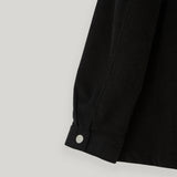 Black Corduroy Double Button Jacket