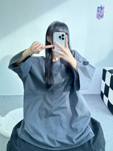ワイドショートスリーブスリット入り🖤💙☁ - 3カラー