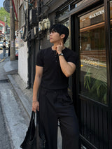Ron two-tuck wide slacks