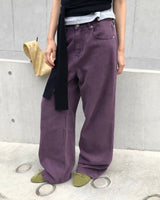 [ORIGINAL] Cran Straight Cotton Washed Pants