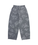 FLOWER TRACK PANTS (CHARCOAL) F26QD157