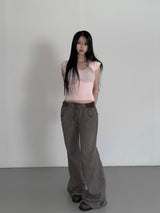  village v-neck top(2 color)