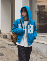 メリウ 98 クロップ フード ジップアップ