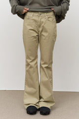 (W) Pot Gabardine Bootscut Pants