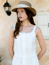 PEASANT LONG ONEPIECE WHITE