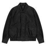 ウォッシュドフォウレザーブルゾン