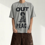 アウト クロップ ショートスリーブTシャツ (3 colors)