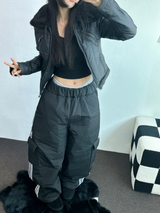 TRACK CARGO STRING PADDING PANTS ❤🖤🤎💚💙5COLOR