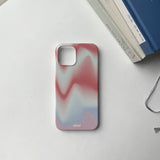 [blue squiggly gradation hard case]