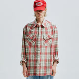 03s プレイドウェスタンシャツ