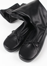 RIBBON FLAT BOOTS