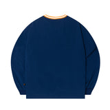 V NECK PIPING PULLOVER WARM UP
 - NAVY