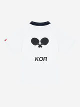 AUTHENTIC TABLE TENNIS KOR TEE (WHITE)