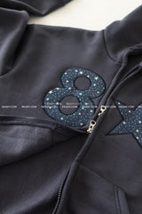 Star Patch Hoodie Zip-Up