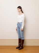 Ines shirts bustier (White)