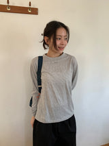 ボカンボーダーラウンド長袖Tシャツ