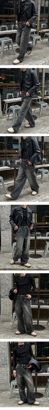 [PROMOTION] Patch biker rider jacket(2color)