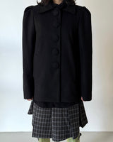 Big Button Half Coat