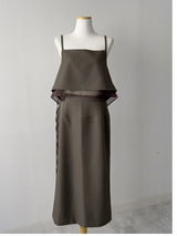 [Setup Available] Bola Strap Long Skirt